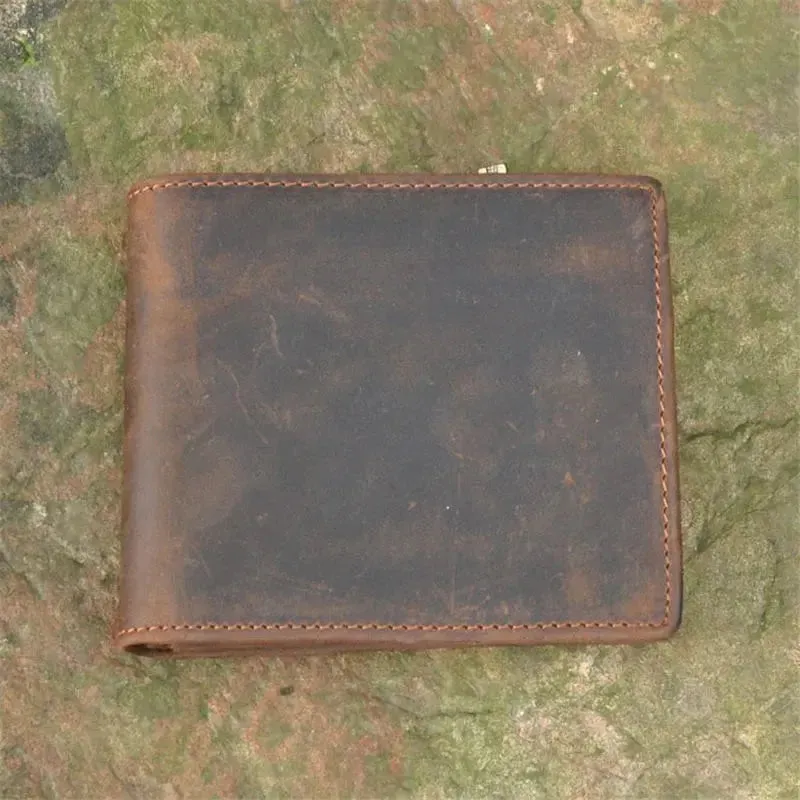 100% top quality cow genuine leather men wallets luxury,dollar price short style male purse,carteira masculina original brand