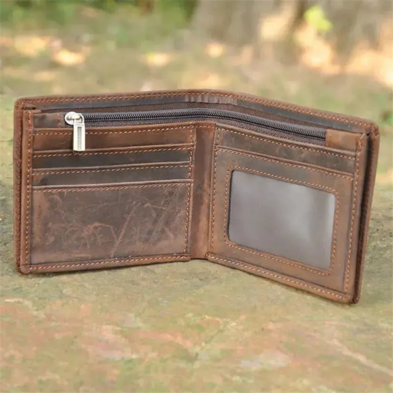 100% top quality cow genuine leather men wallets luxury,dollar price short style male purse,carteira masculina original brand