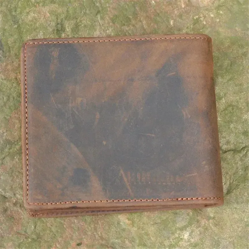 100% top quality cow genuine leather men wallets luxury,dollar price short style male purse,carteira masculina original brand