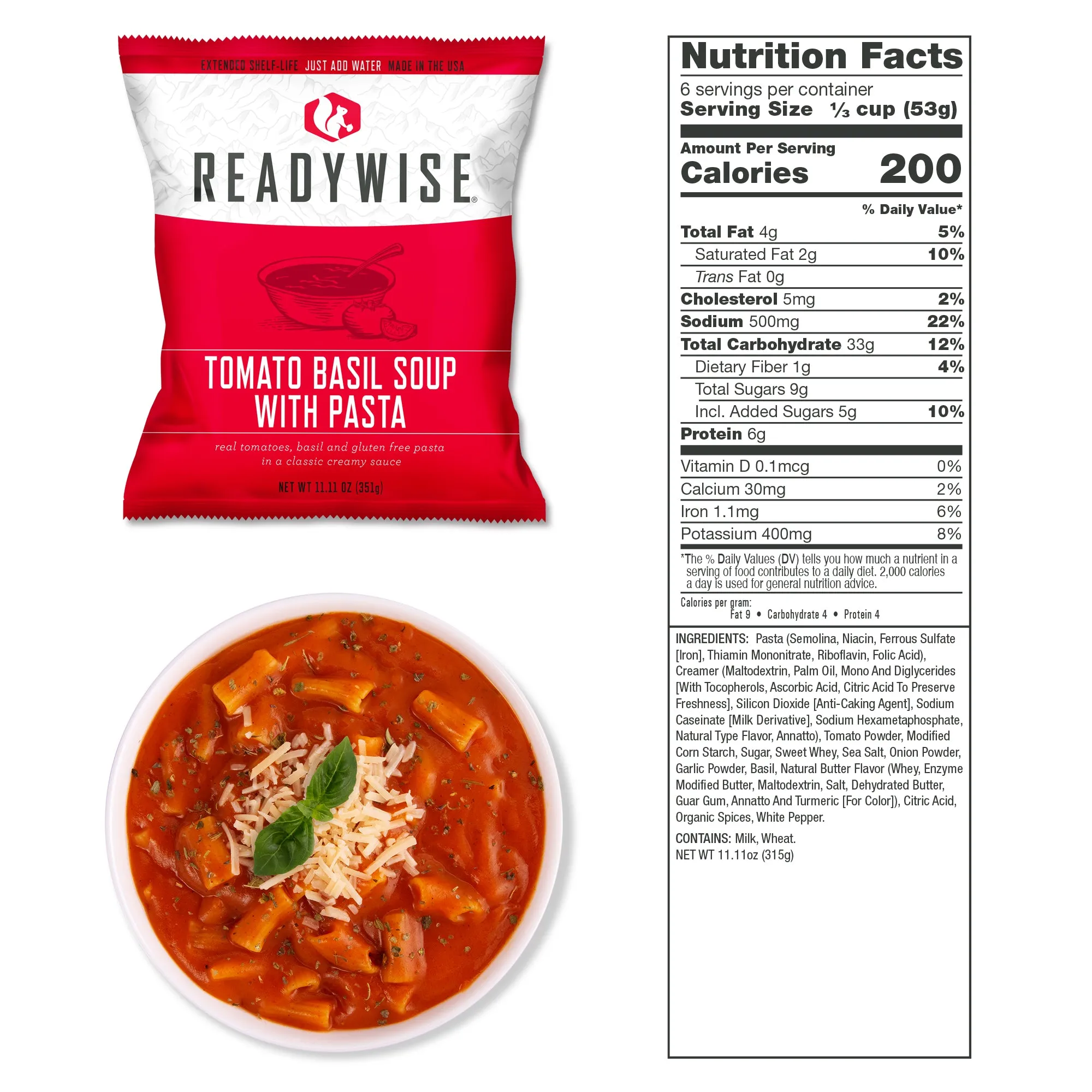120 Serving Emergency Food Supply