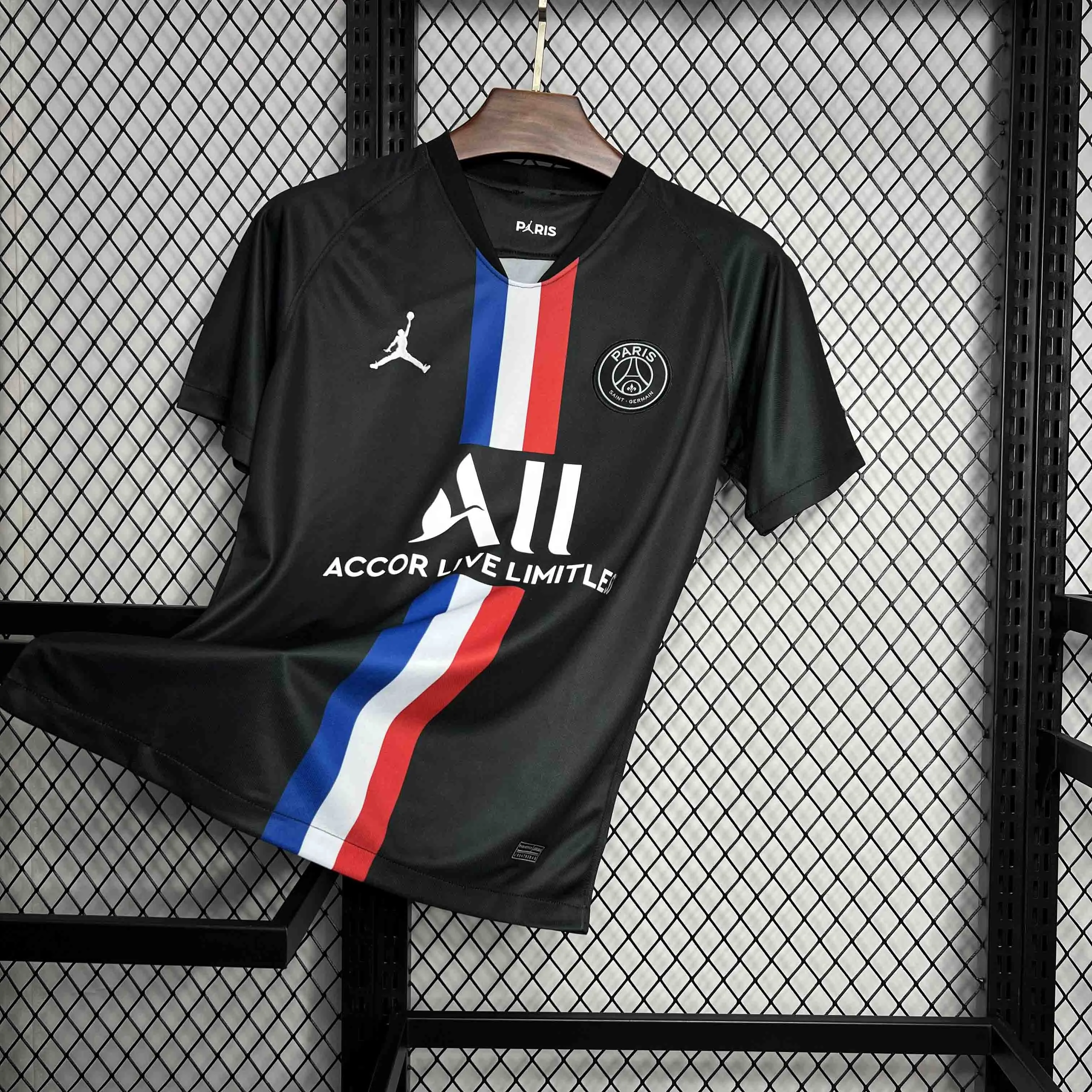 19-20 PSG Retro Black Kit Vintage
