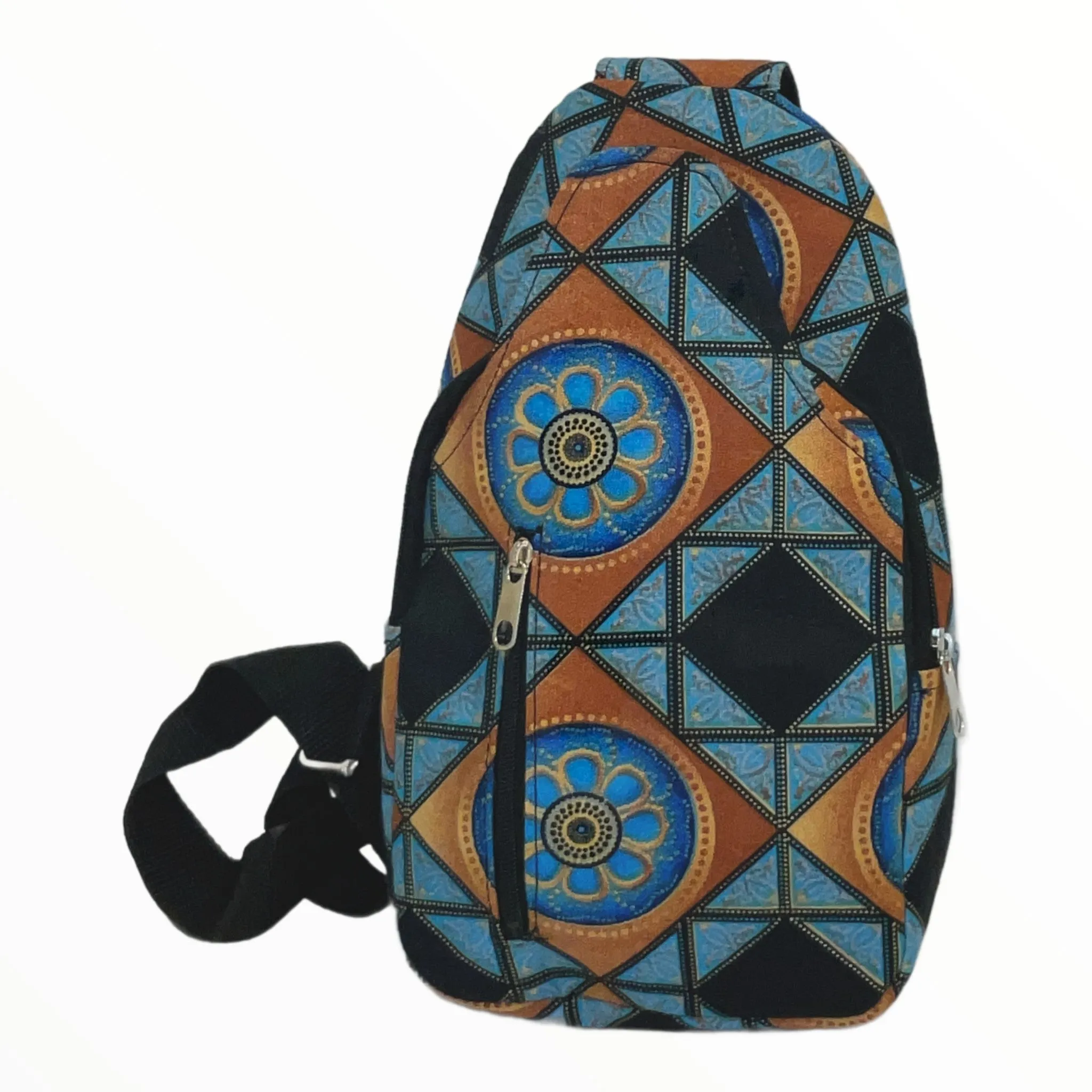 Ankwei Collection Ankara Tote Bag (Blue)