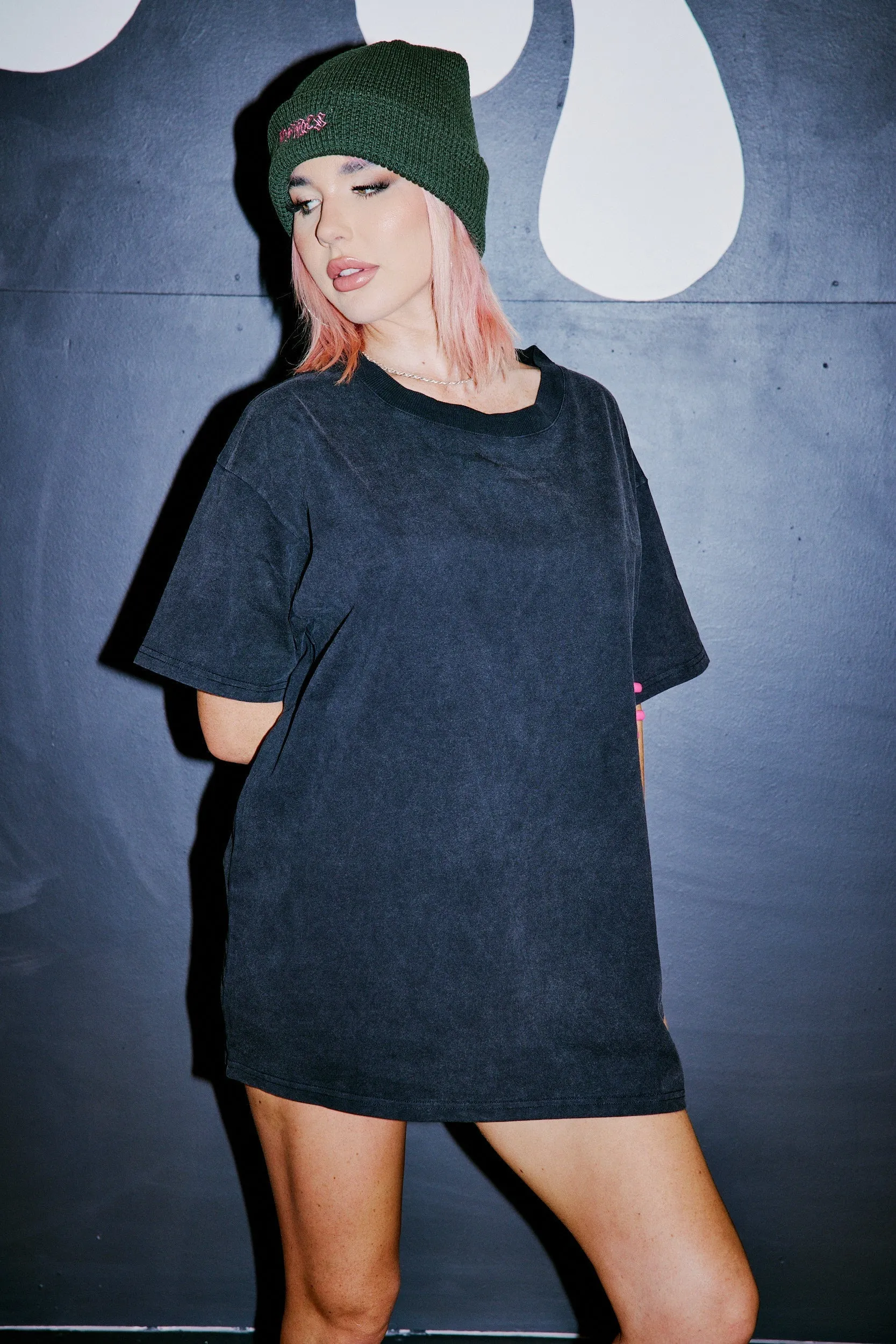 Bare Bones Tee - Acid Black