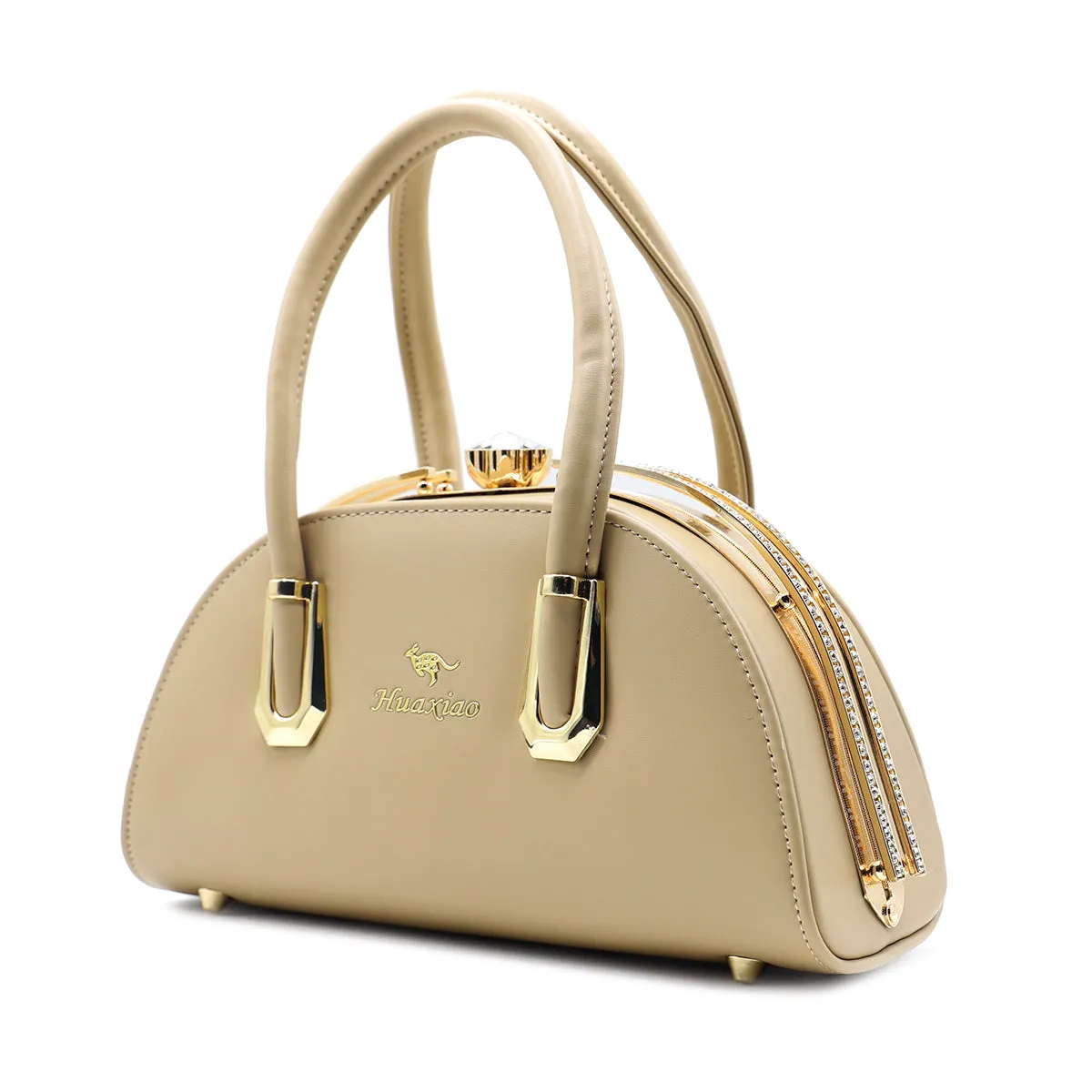 Beige Casual Hand Bag P00P01076