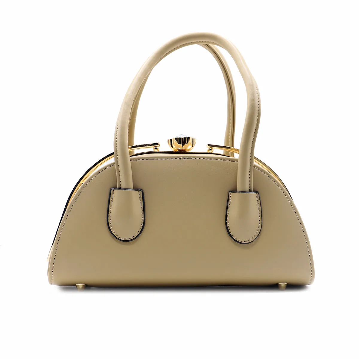 Beige Casual Hand Bag P00P01076