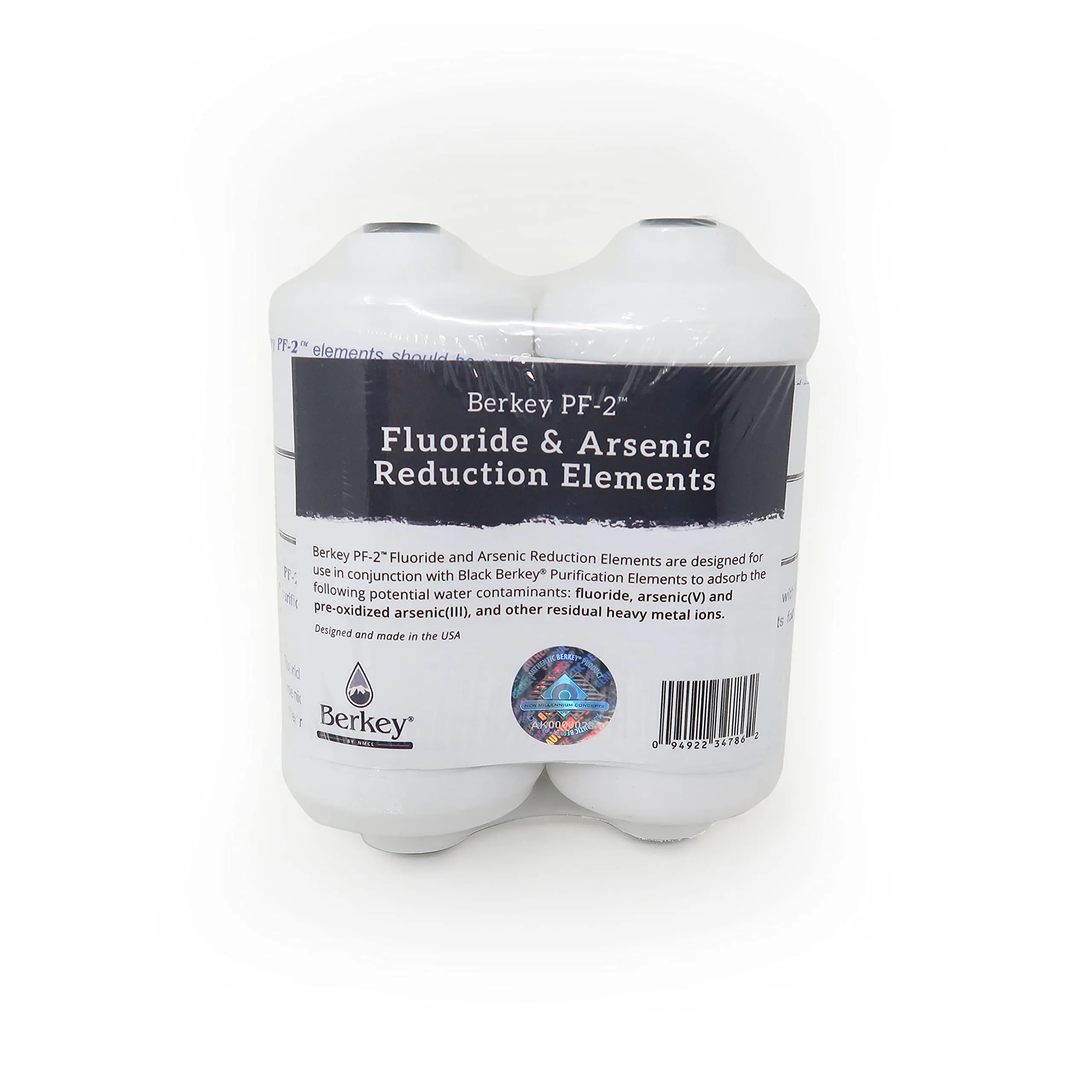 Berkey - 4 (BB9) Replacement Filters & 4 Fluoride Water Filters (PF2)