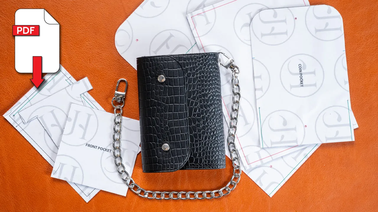 Biker Wallet PDF Pattern Pack