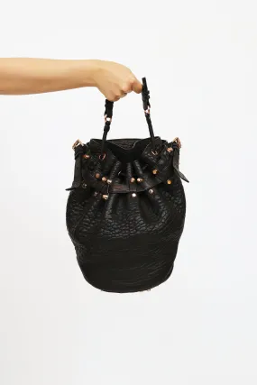 Black Diego Bucket Bag