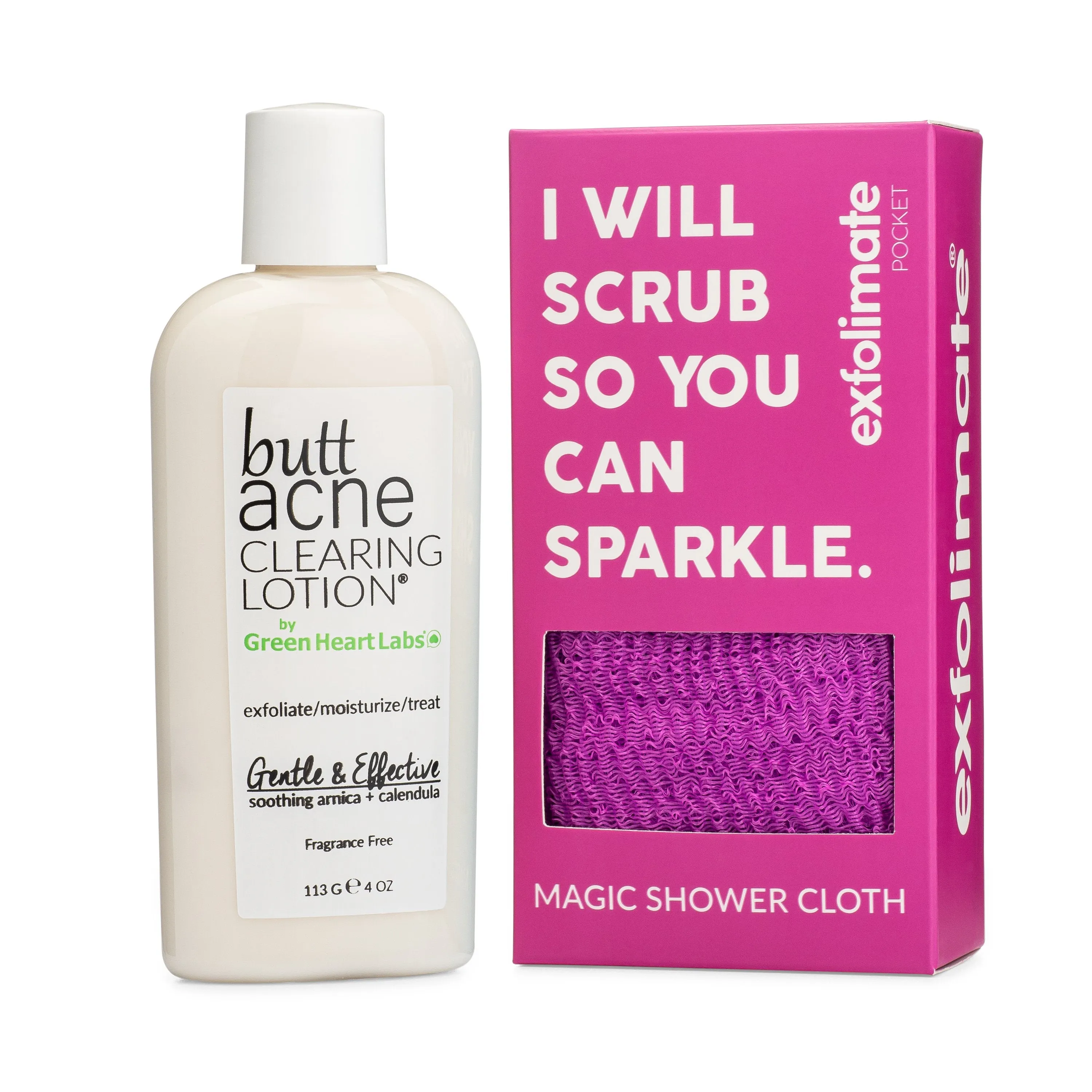 Brilliant Booty Kit | ExfoliMATE 2.0   Butt Acne Clearing Lotion