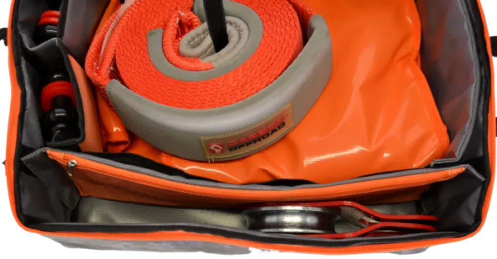Carbon Offroad Gear Cube Basic Winch Recovery Kit | 6-Piece