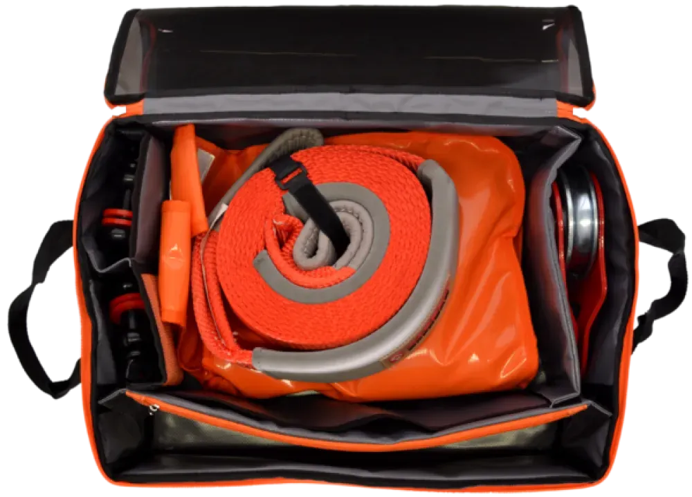 Carbon Offroad Gear Cube Basic Winch Recovery Kit | 6-Piece