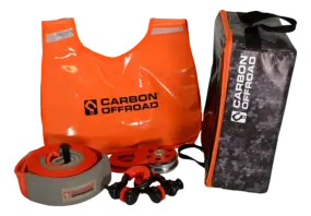 Carbon Offroad Gear Cube Basic Winch Recovery Kit | 6-Piece