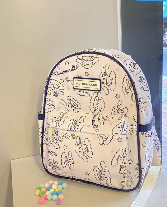 Cartoon Allover Print Backpack