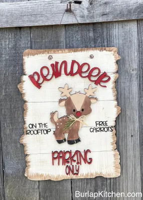 (CK) Reindeer Sign - Craft Kit