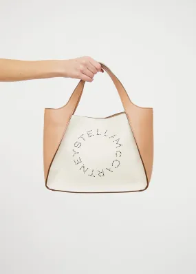 Cream and Beige Tote Bag