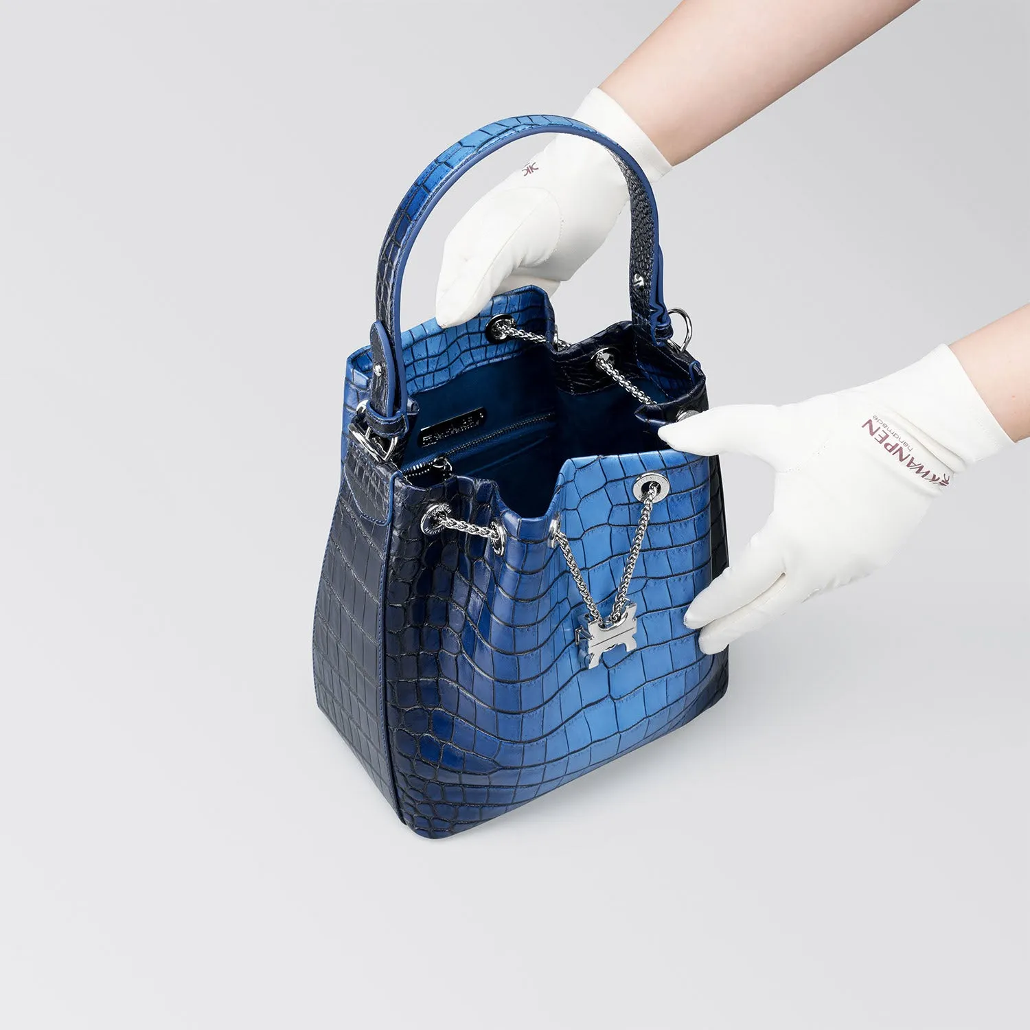 CREST LINK BUCKET BAG