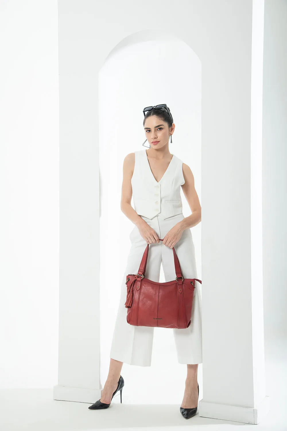 Dijon Tassle Hobo Bag