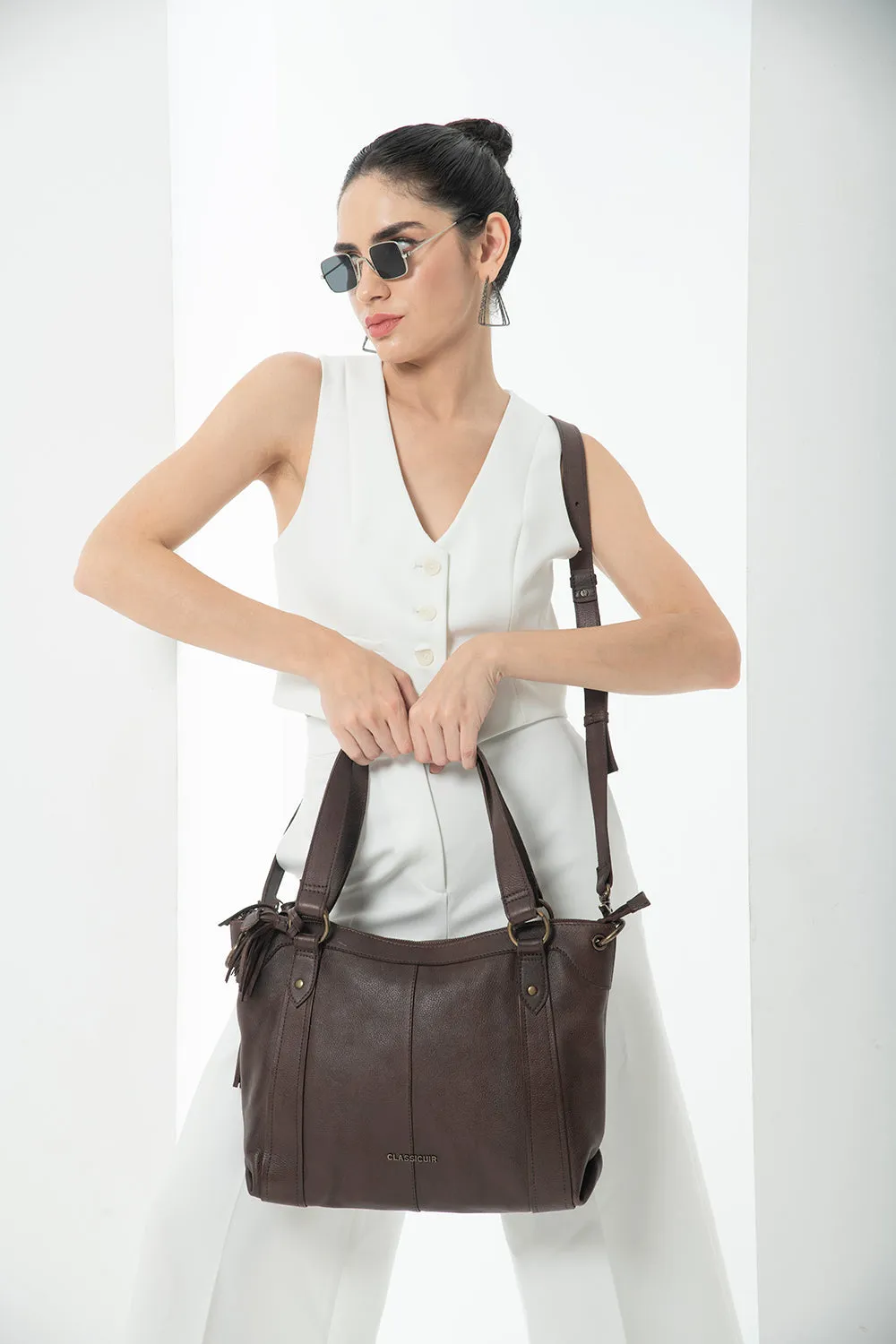 Dijon Tassle Hobo Bag