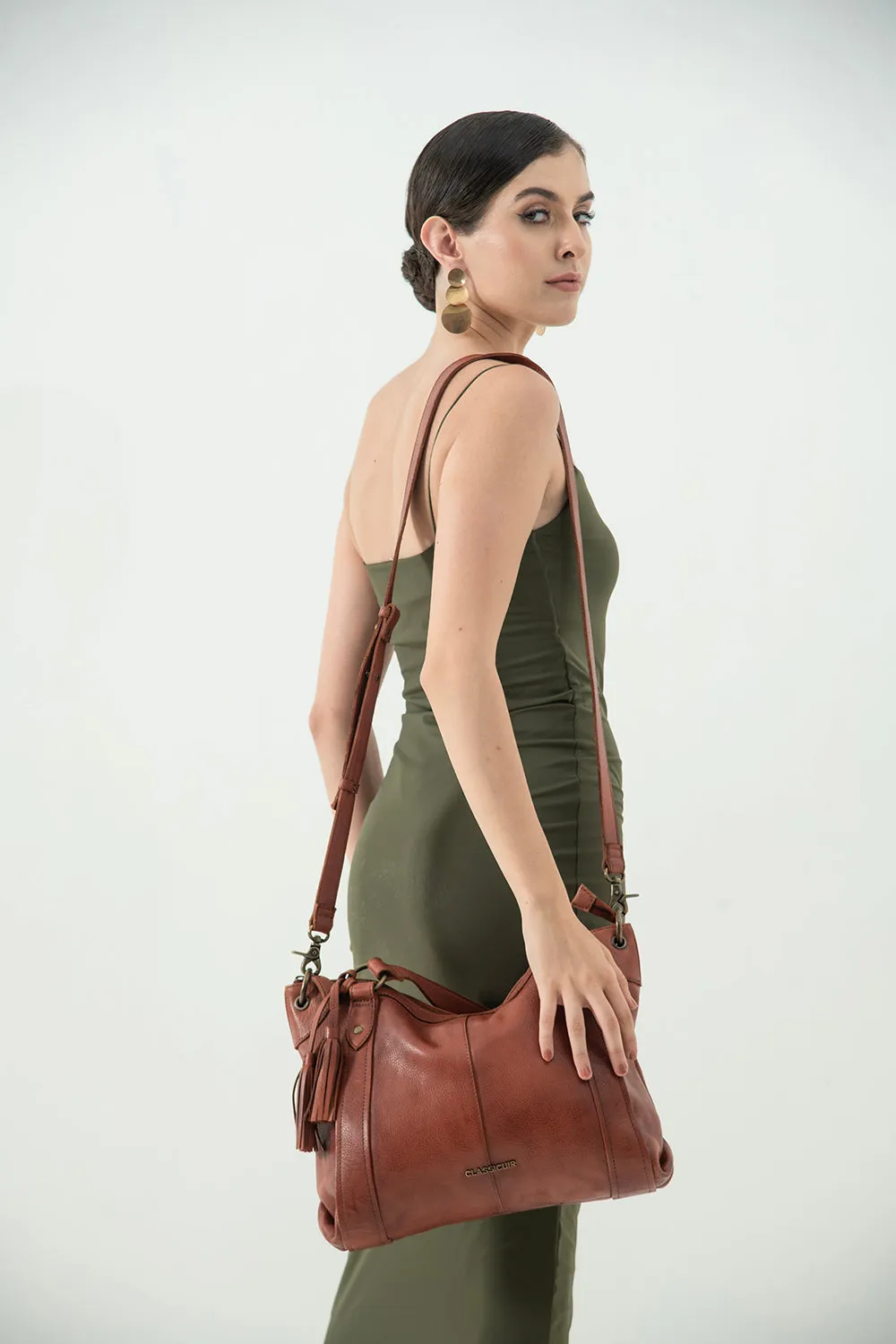 Dijon Tassle Hobo Bag