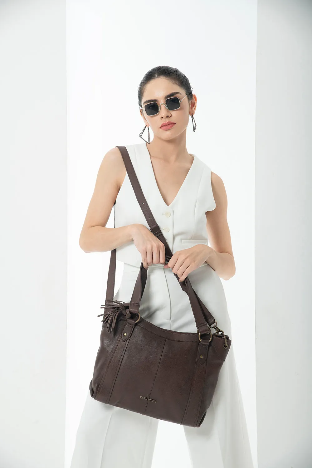 Dijon Tassle Hobo Bag