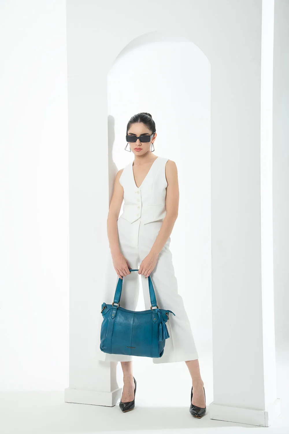 Dijon Tassle Hobo Bag