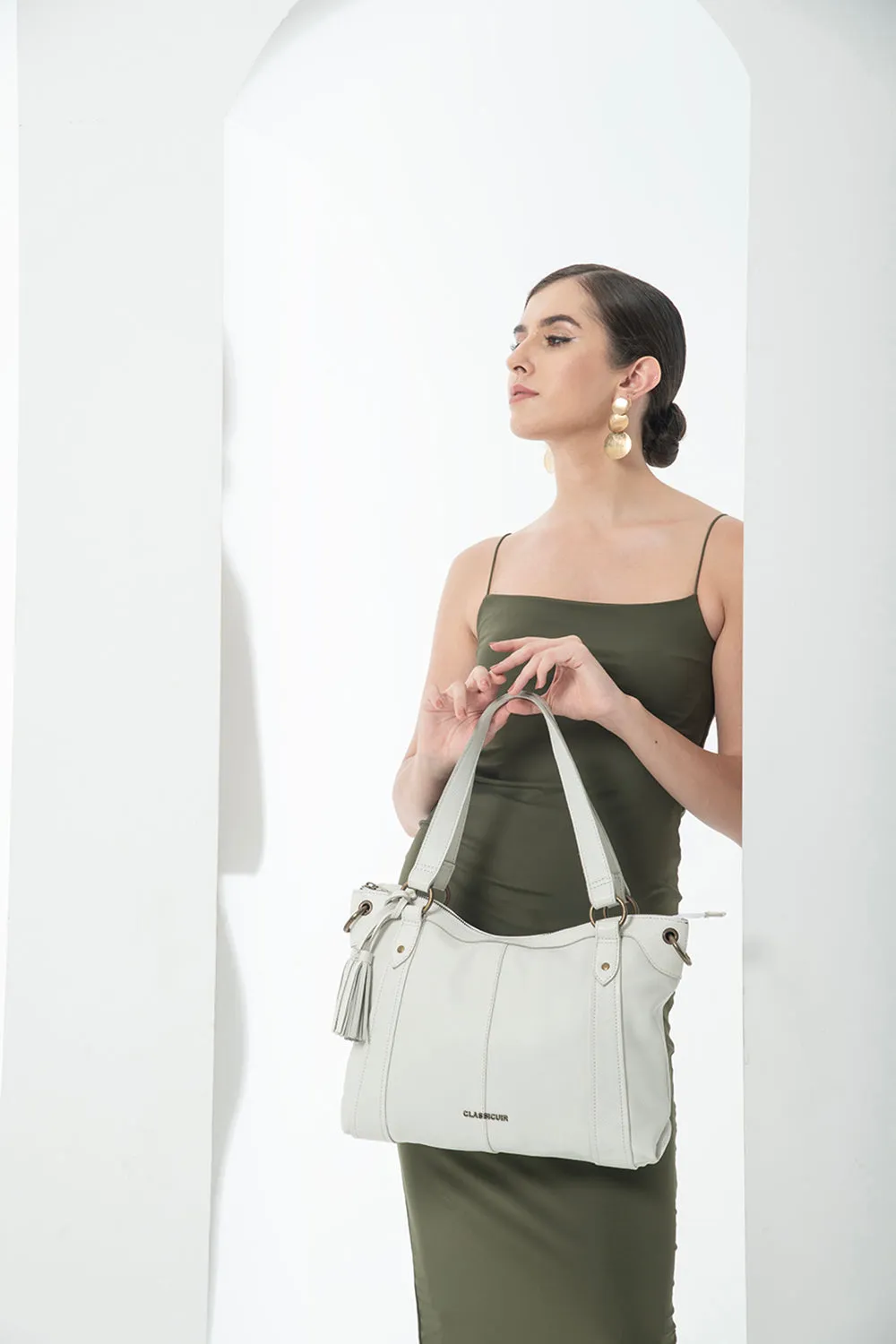 Dijon Tassle Hobo Bag