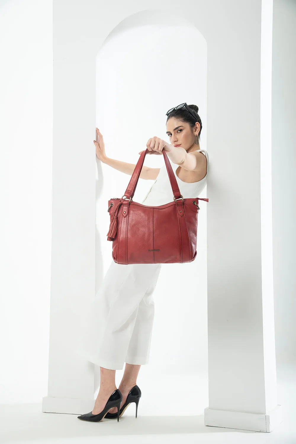 Dijon Tassle Hobo Bag