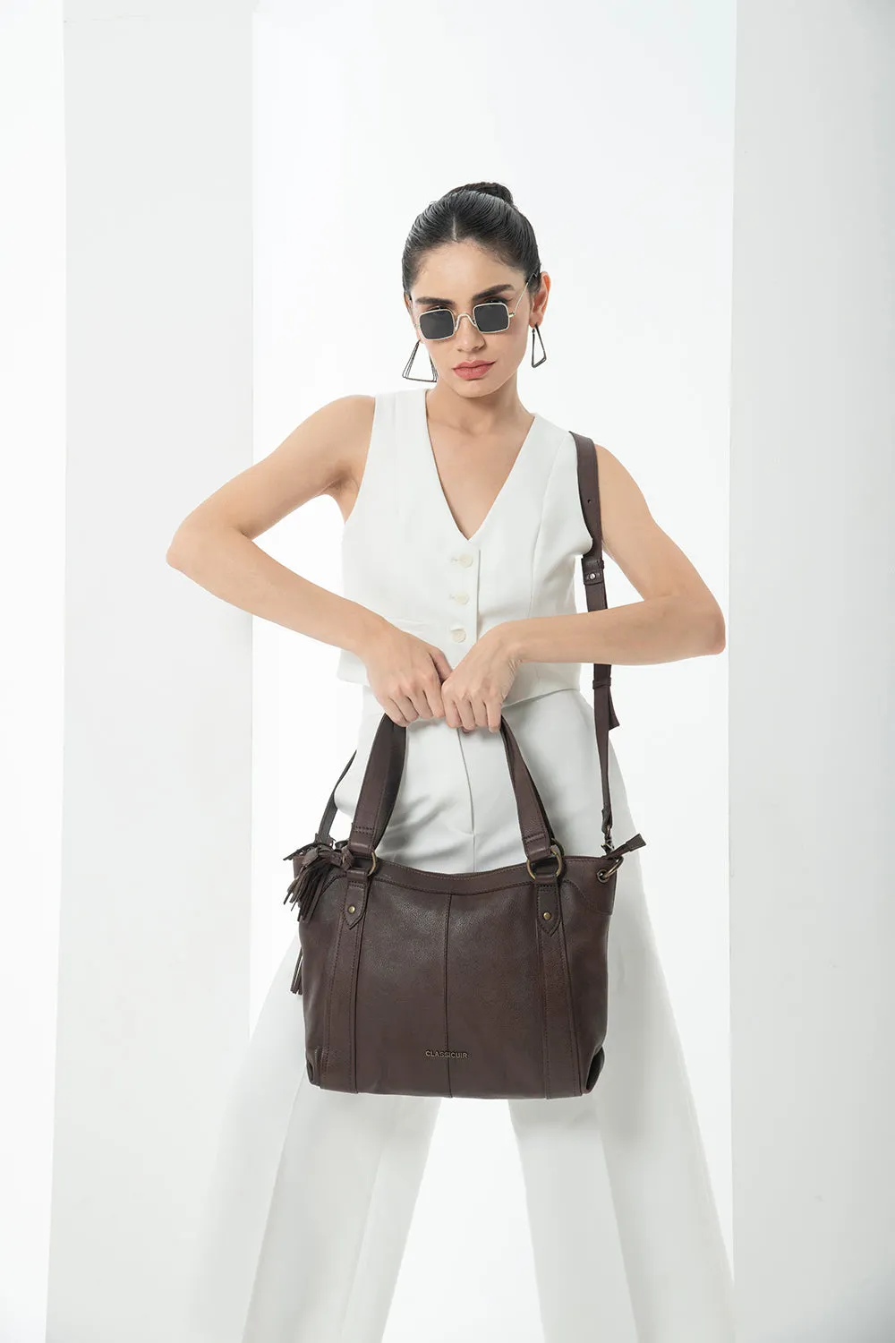 Dijon Tassle Hobo Bag