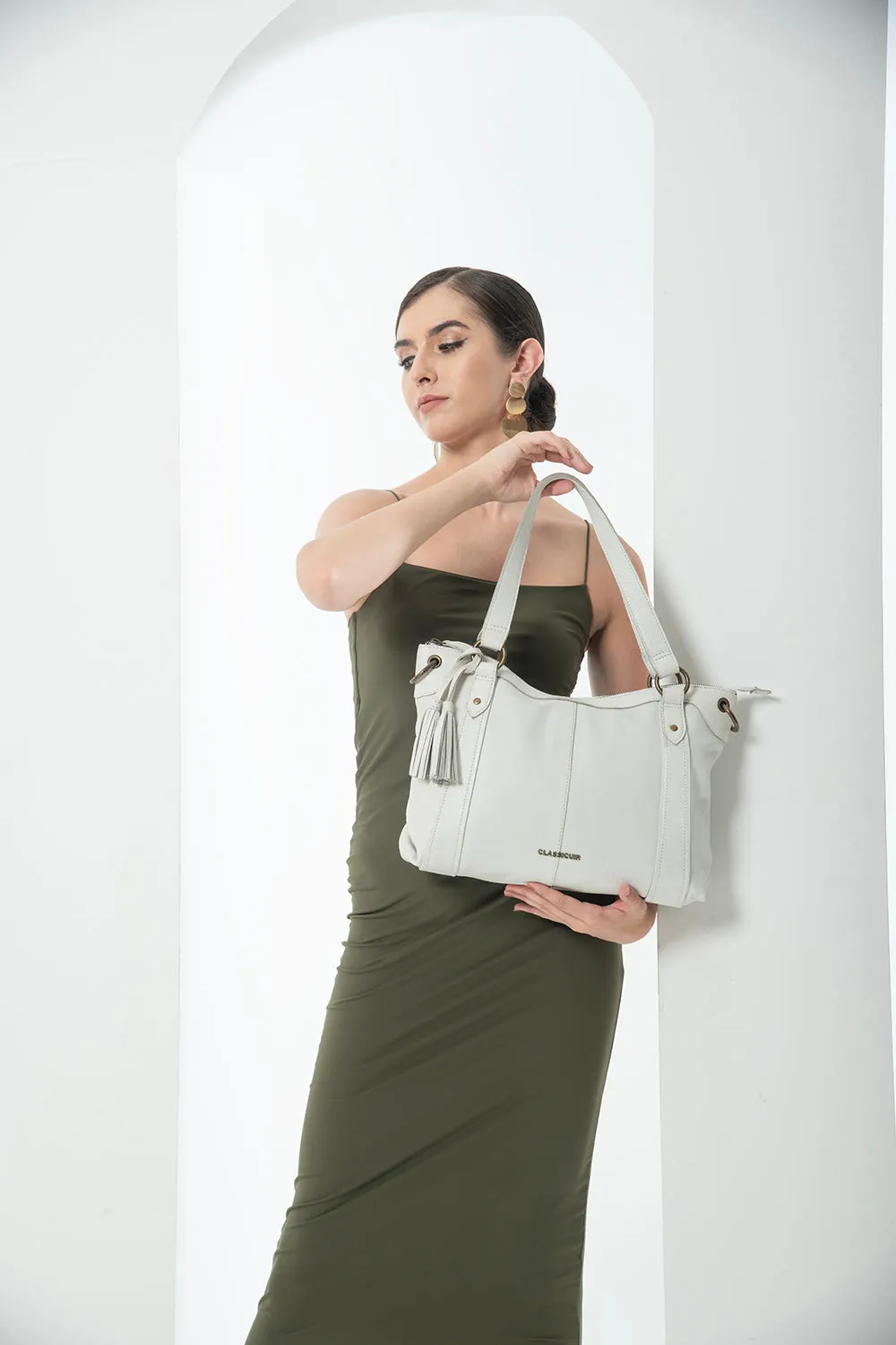 Dijon Tassle Hobo Bag