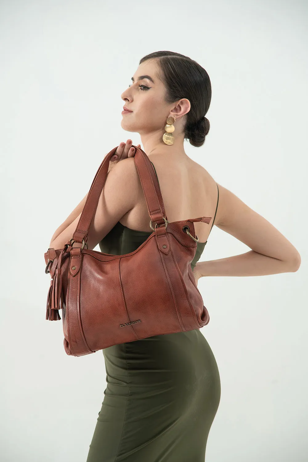 Dijon Tassle Hobo Bag