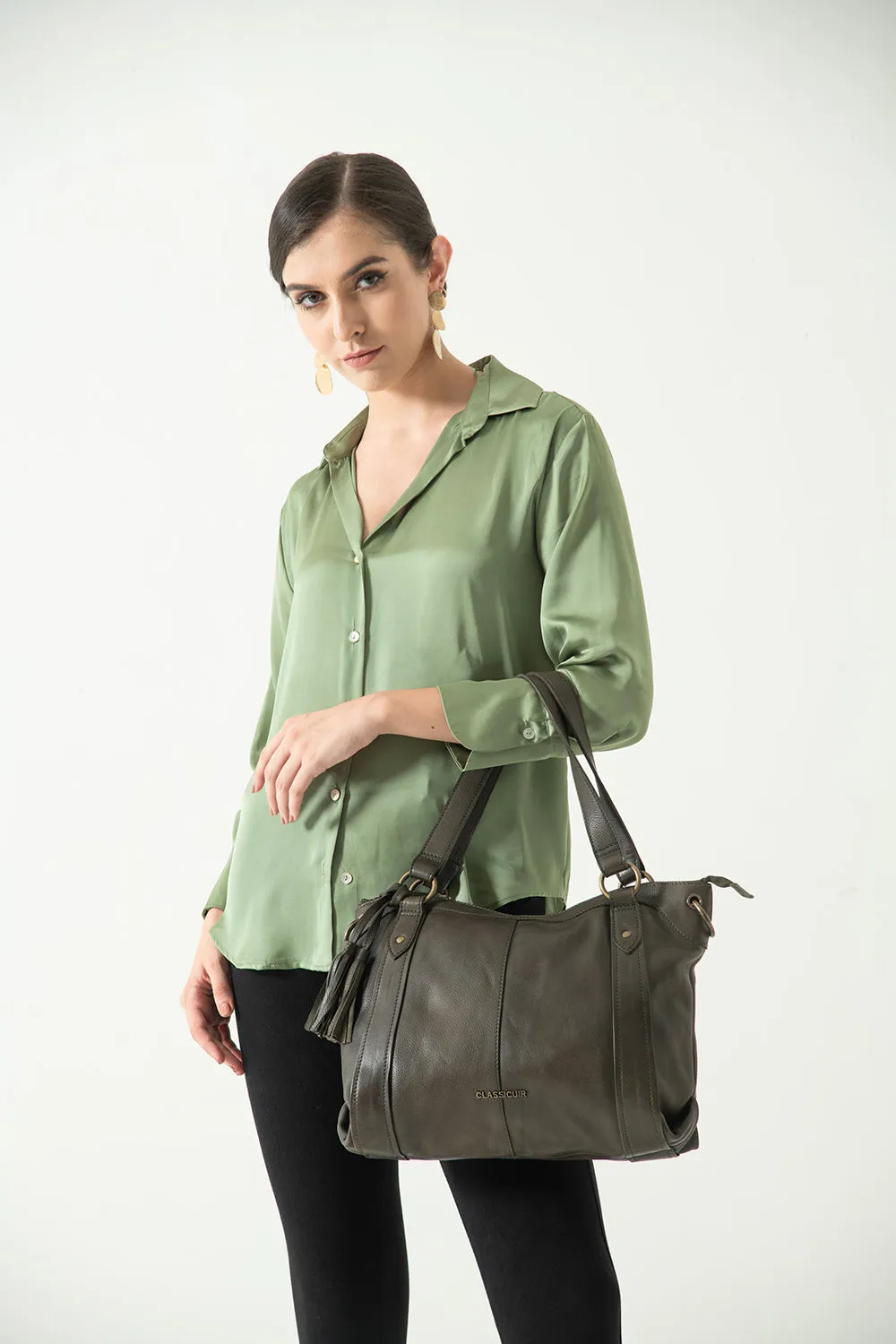 Dijon Tassle Hobo Bag