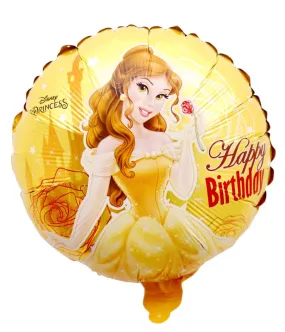 Disney Princess Beauty And The Beast Belle Round Foil Balloon, Pack of 1