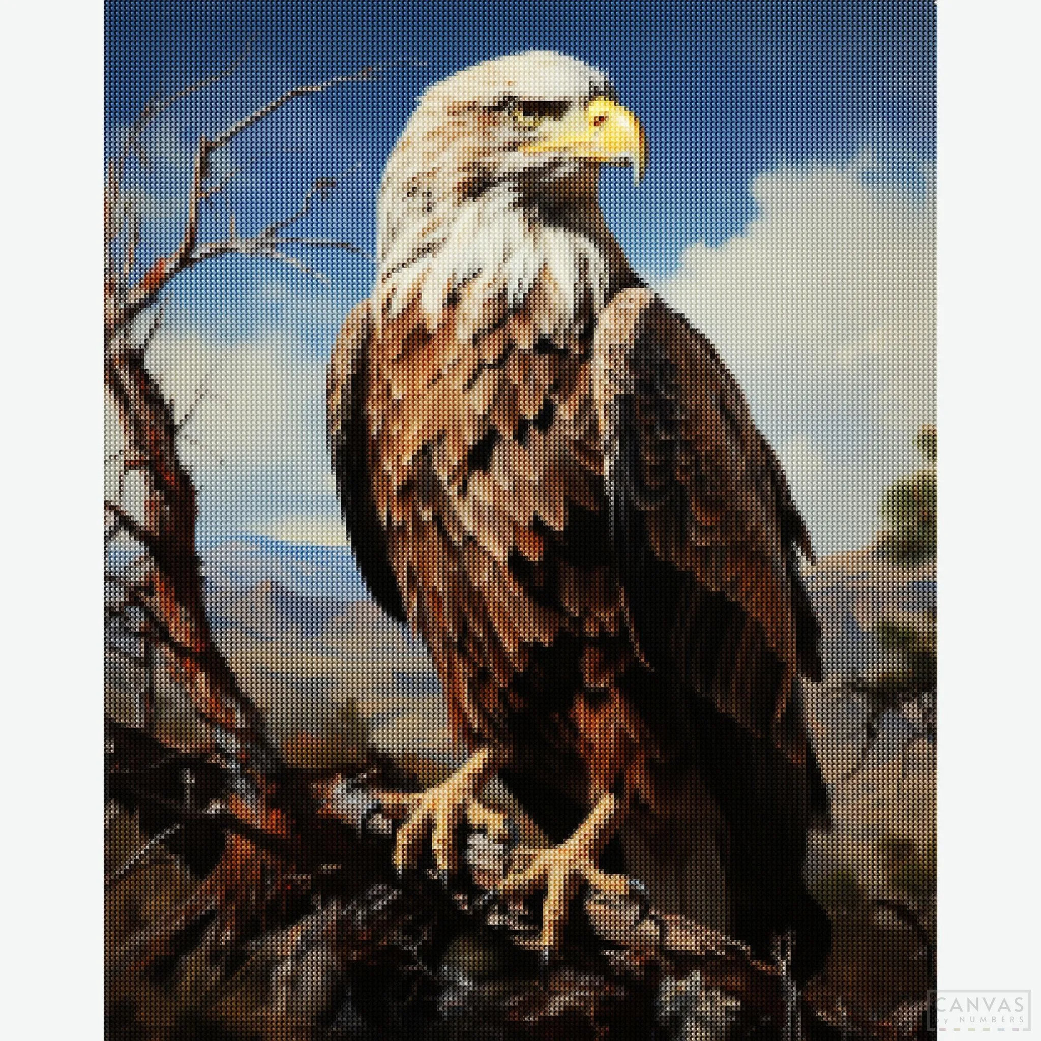 Eagle's Perch - Diamond Painting