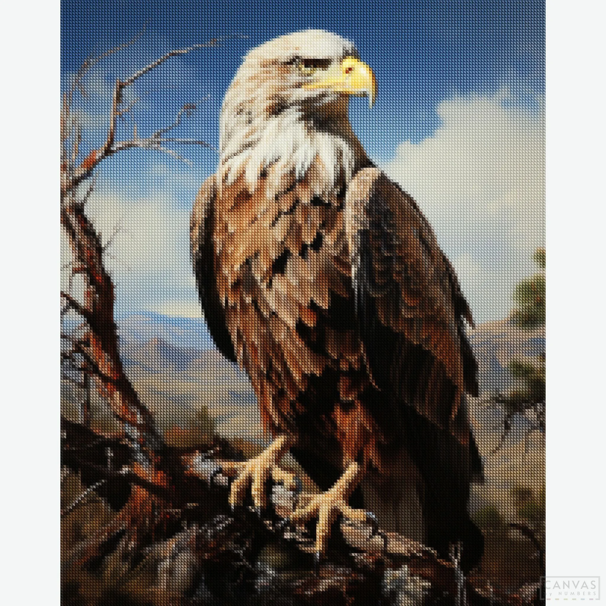 Eagle's Perch - Diamond Painting