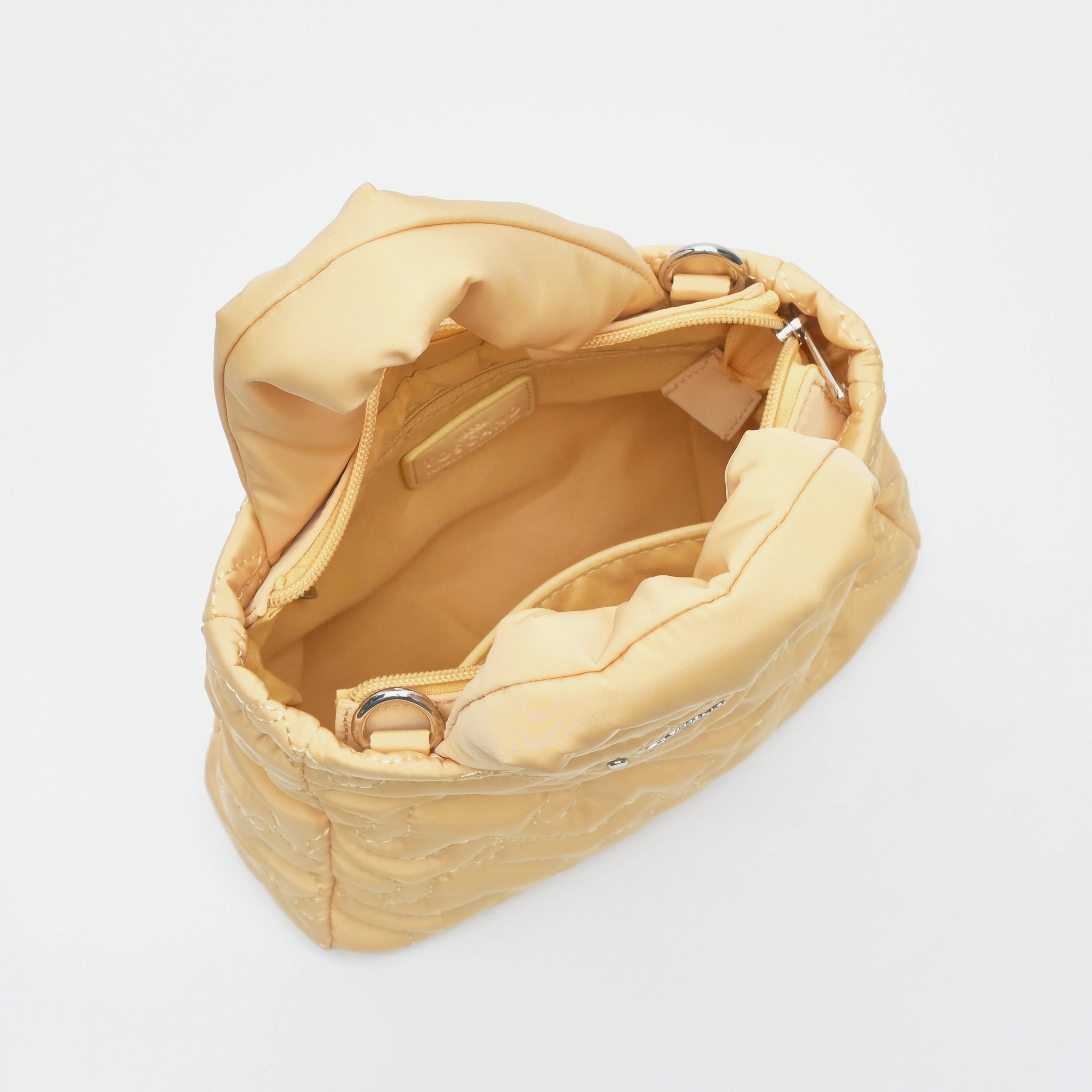 Embroidery Puffer Handle Bag - TLHB2412NN3BI4