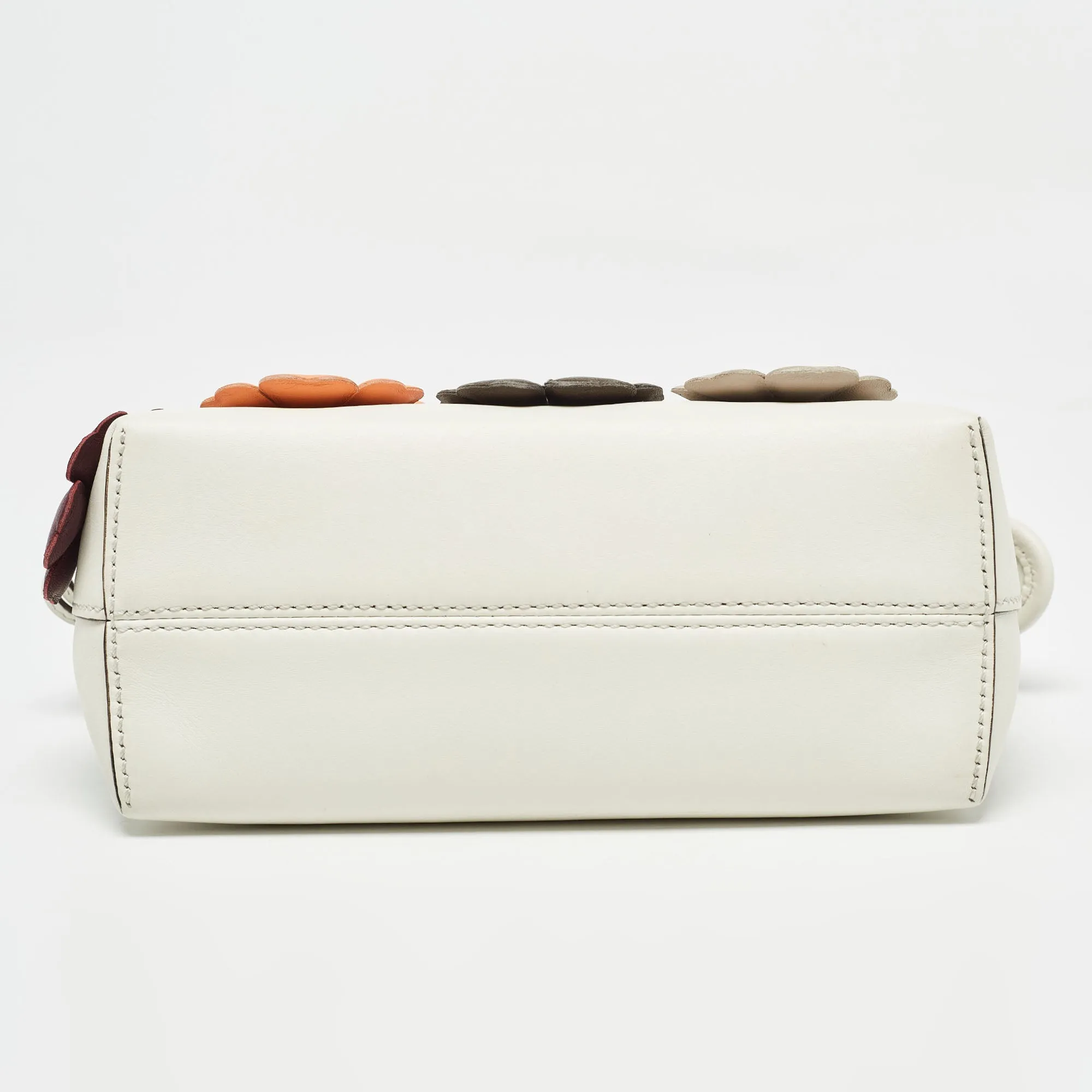 Fendi OffLeather Mini By The Way Flowerland Crossbody Bag