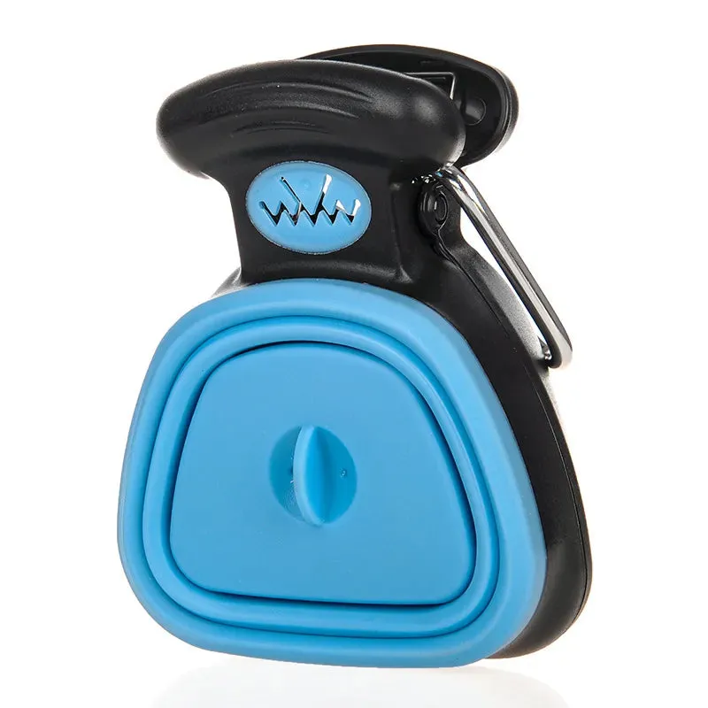 Foldable Pooper Scooper With 6-Rolls Decomposable Bags.