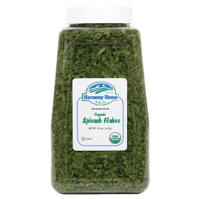 Harmony House Organic Dried Spinach Flakes (5.5 oz)