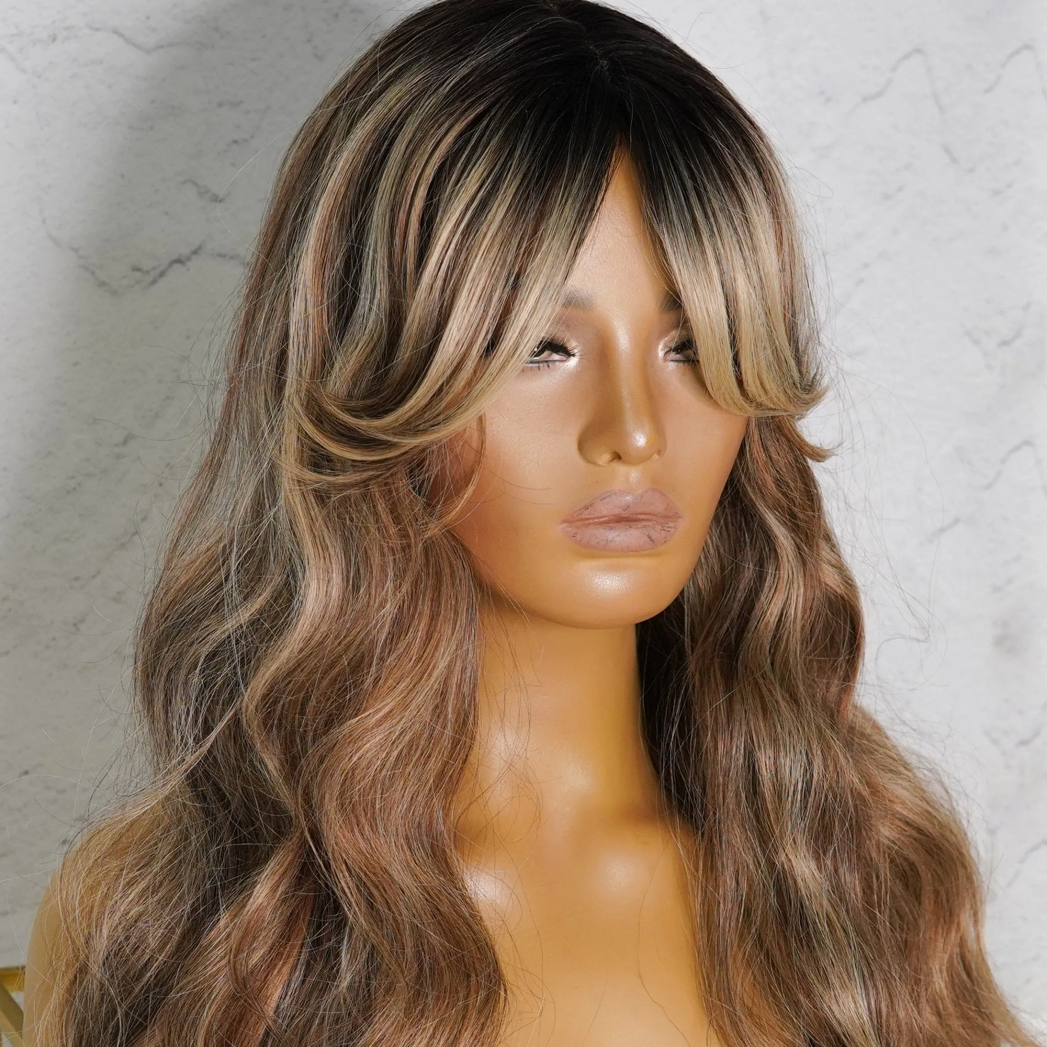 HENLEY Ombre Lace Fringe Wig