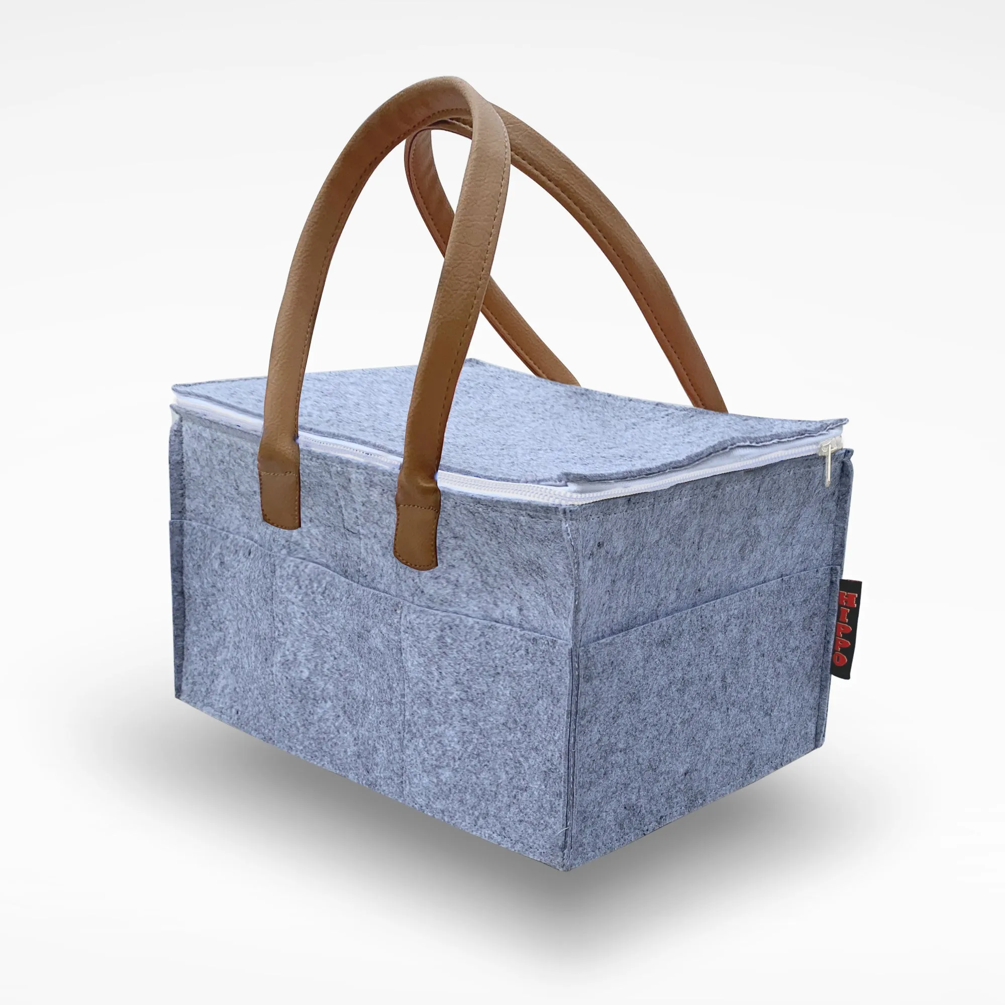 HIPPO Designer Diaper Caddy Bag with LID