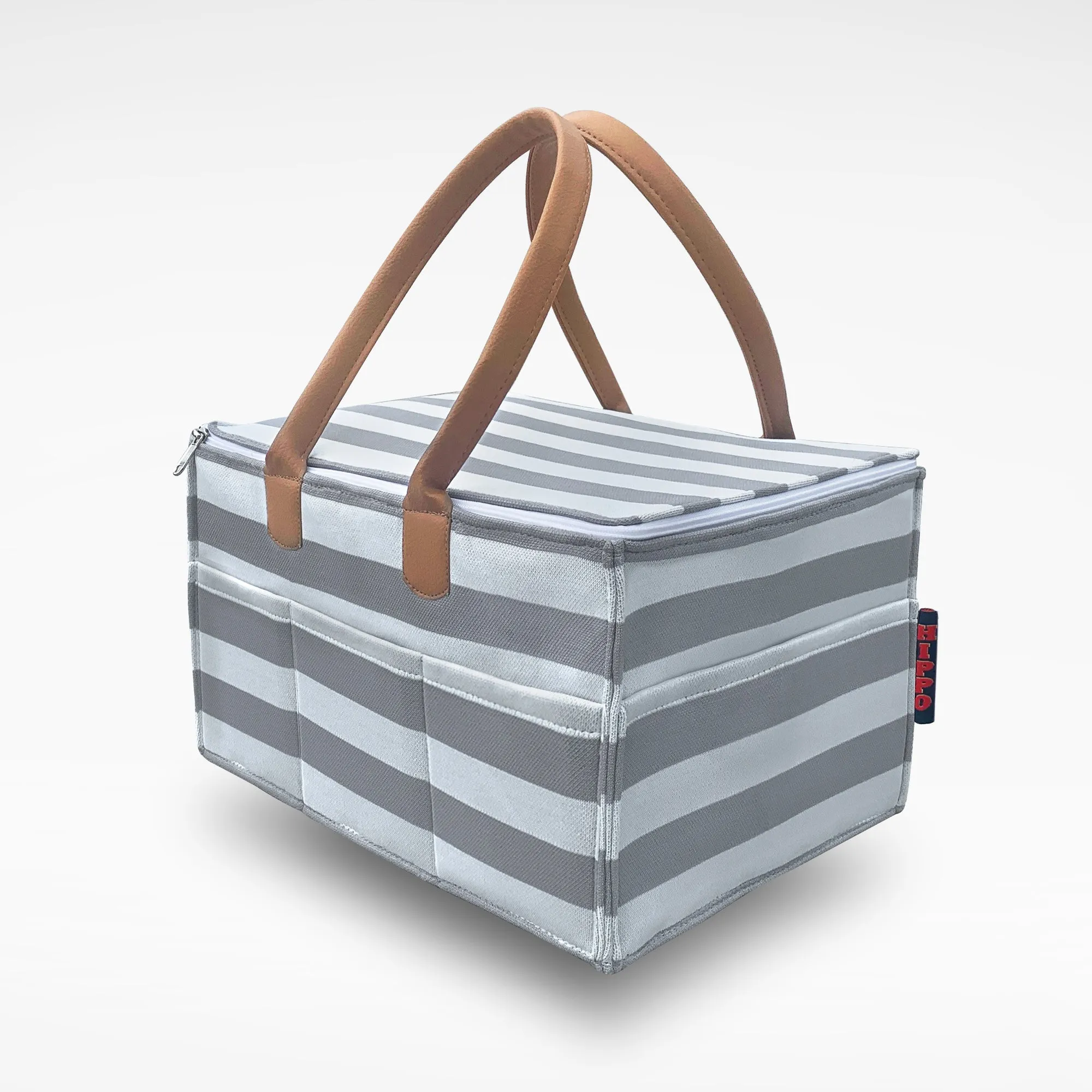 HIPPO Designer Diaper Caddy Bag with LID