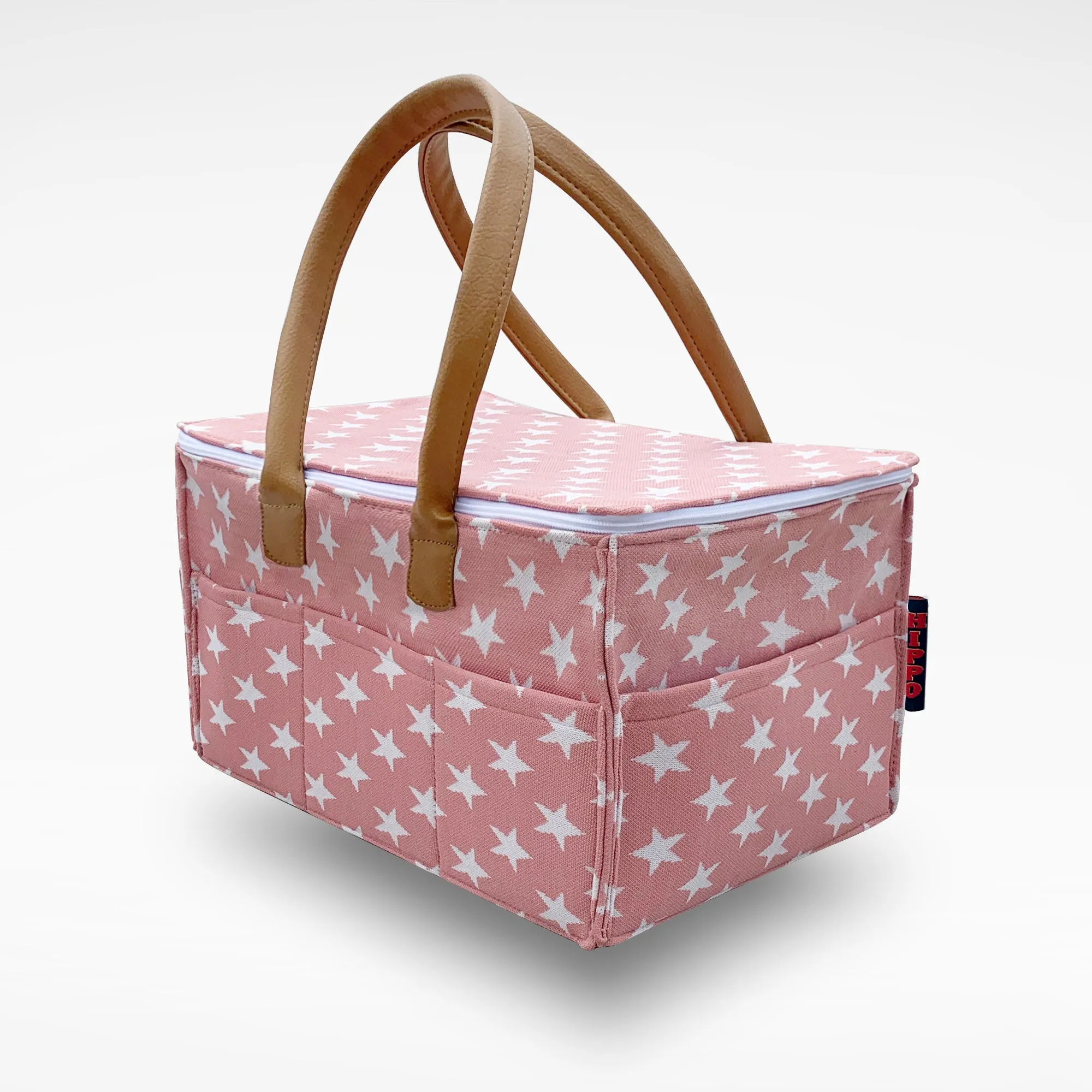 HIPPO Designer Diaper Caddy Bag with LID
