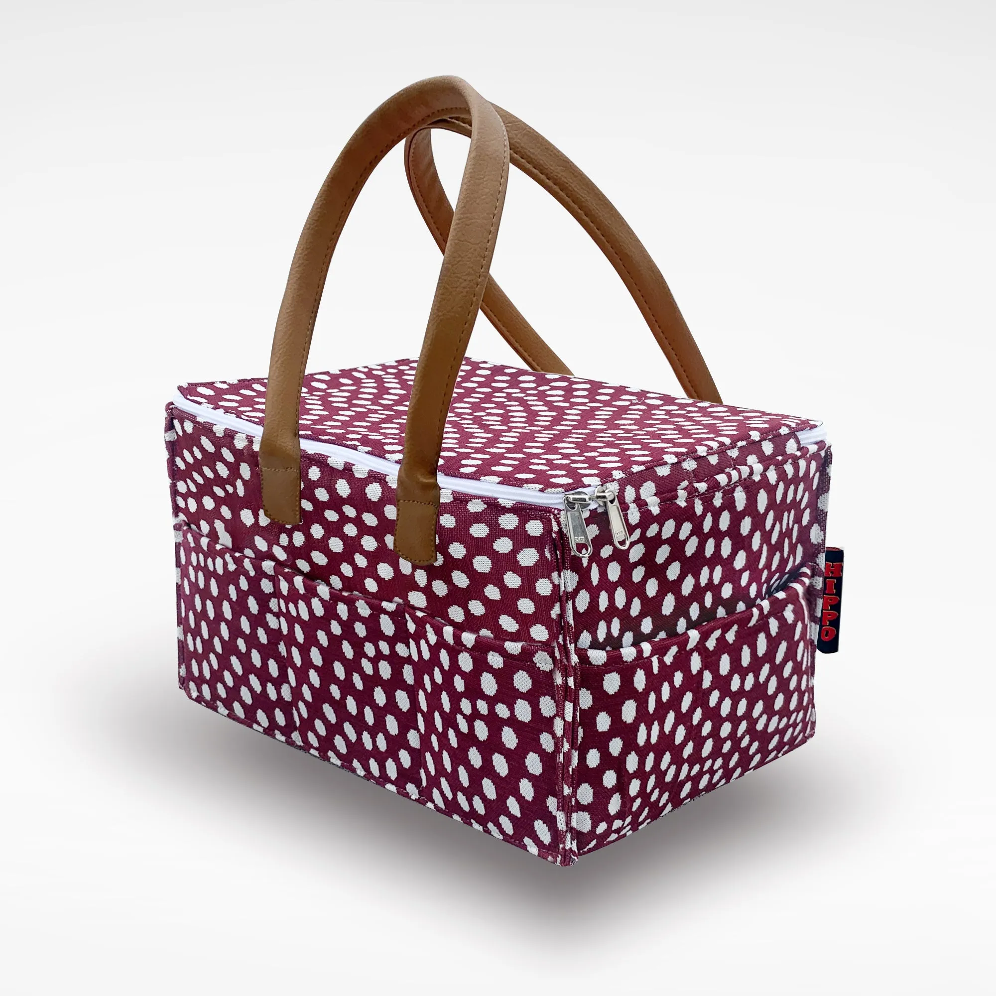 HIPPO Designer Diaper Caddy Bag with LID