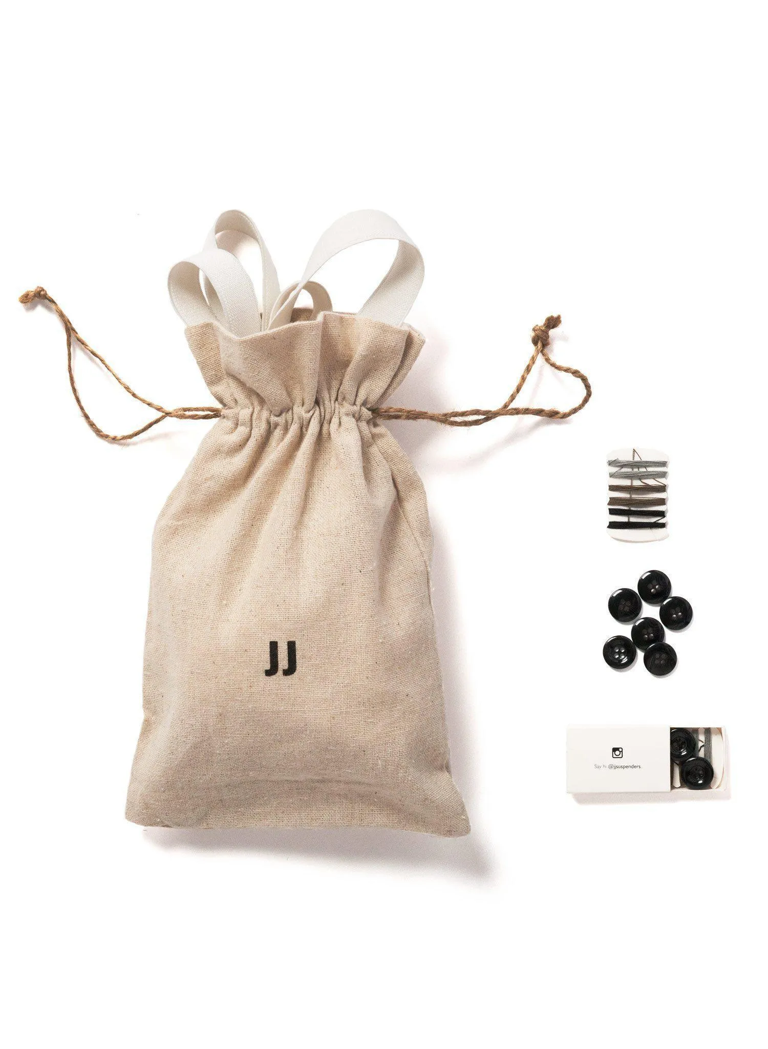 Ice - Skinny White Suspenders