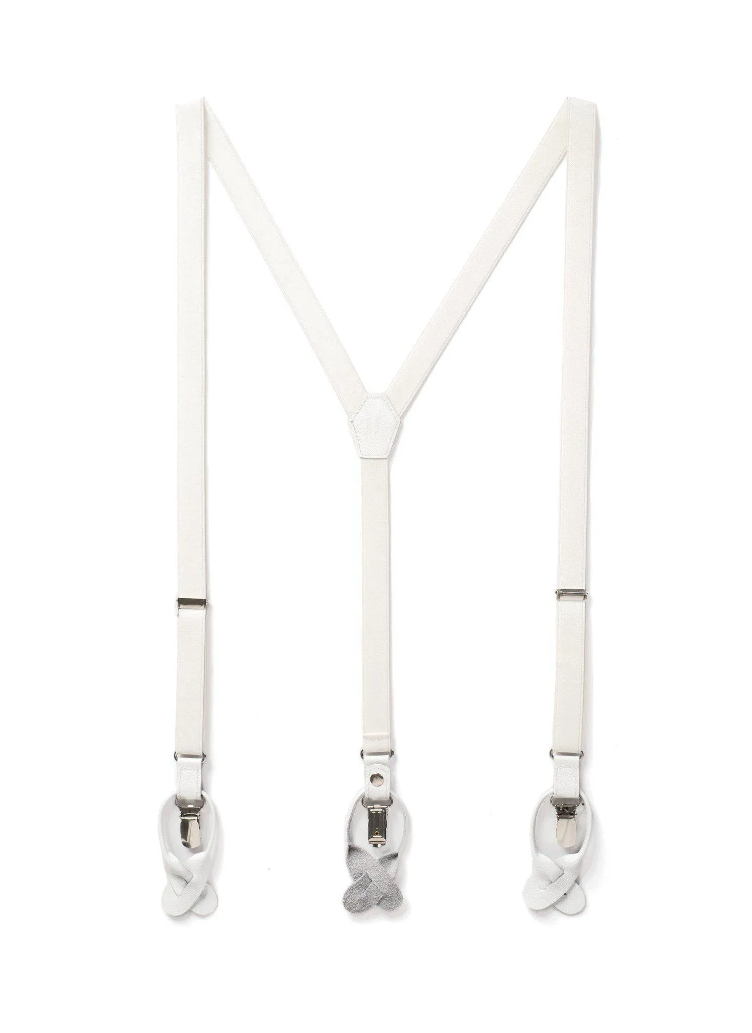 Ice - Skinny White Suspenders