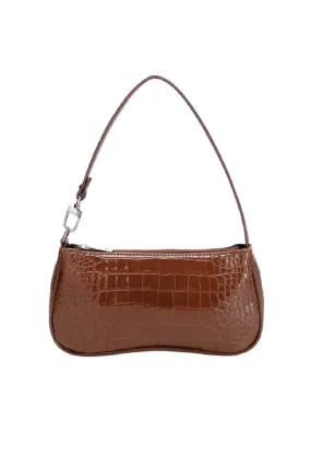 Lida Croc Bag (Brown)