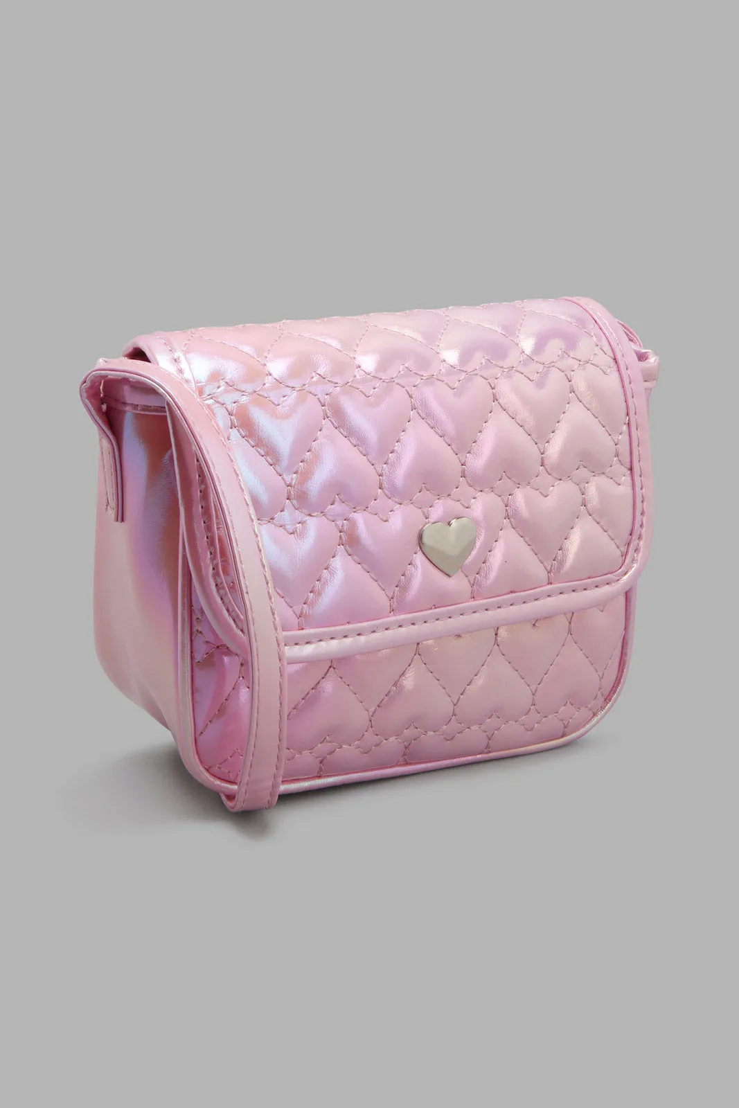 Lilac Embellished Cross Body Bag