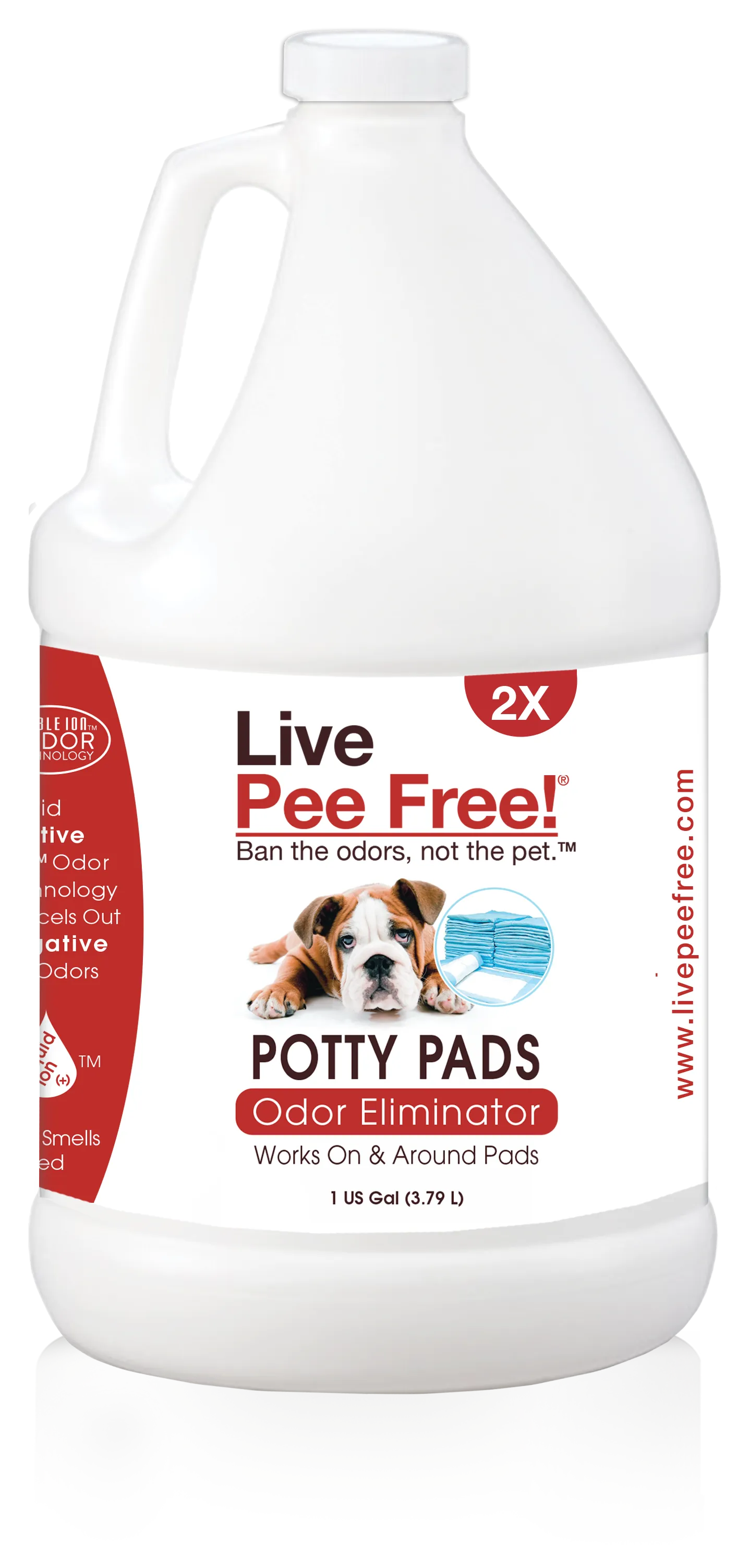 Live Odor Free!® Potty Pads 2X