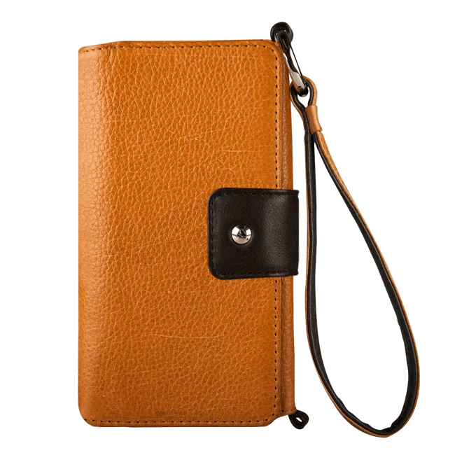Lola XO - Wristlet Leather wallet case for iPhone 7