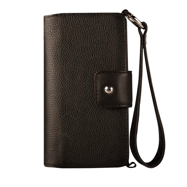 Lola XO - Wristlet Leather wallet case for iPhone 7